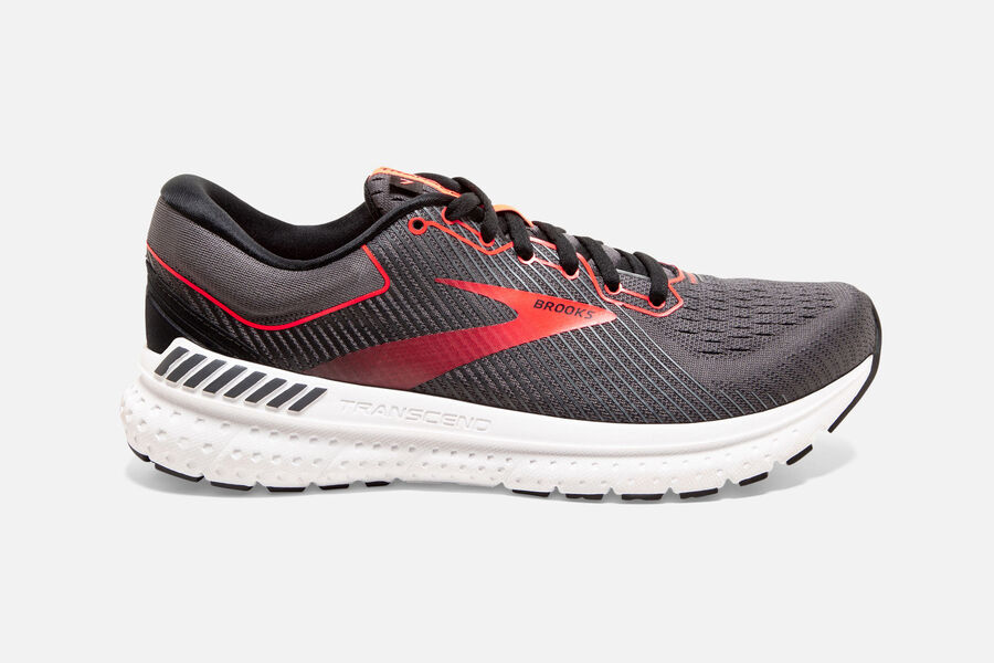 Brooks Damen Transcend 7 Laufschuhe Schwarz/Koralle Sale 066-238064